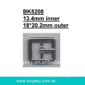 Zinc bag buckle with prong (#BK5208/13.4mm inner)